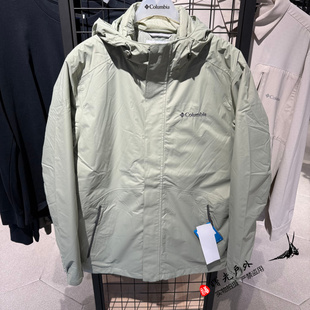 哥伦比亚Columbia2025秋冬新款男户外防水鸭绒三合一冲锋衣XE5418