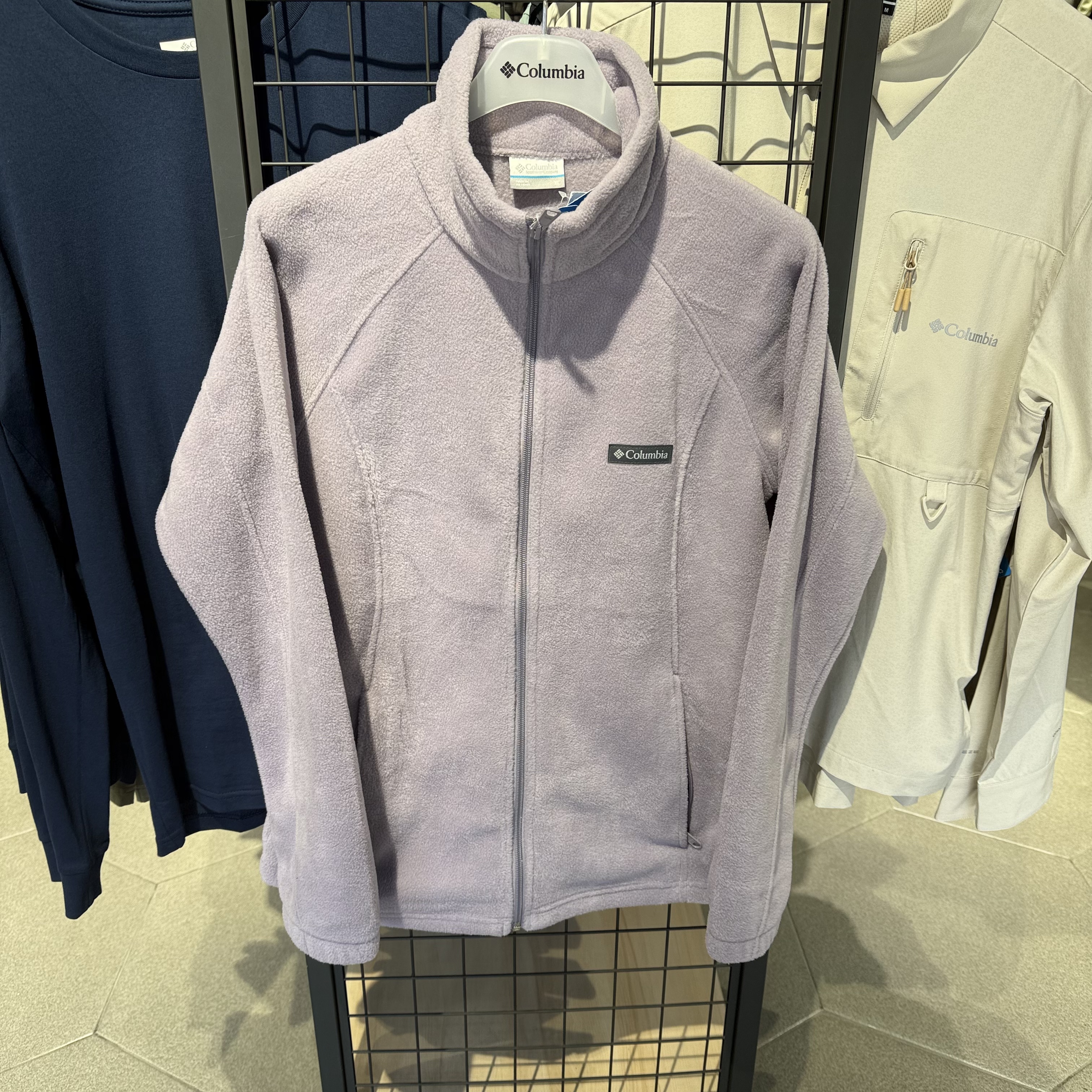 女户外休闲保暖立领抓绒外套