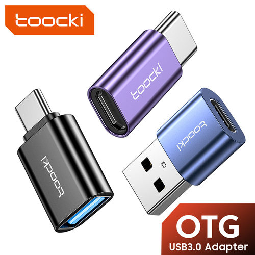 Toocki OTG USB 3.0 To Type C Adapter Micro To Type C Male To USB2.0 Female Converter for Macbook OTG