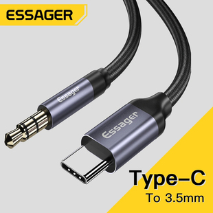 Jack Adapter Type Cable Audio AUX 3.5mm USB Essager