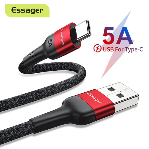 Essager 5A USB C Cable USB Type C Cable Fast Charging Cable Type C For Xiaomi OPPO VIVO Samsung LG
