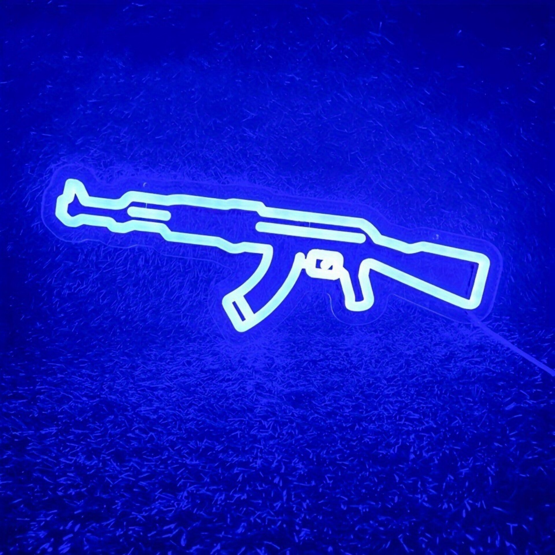 霓虹灯射击店招牌发光字广告牌图片
