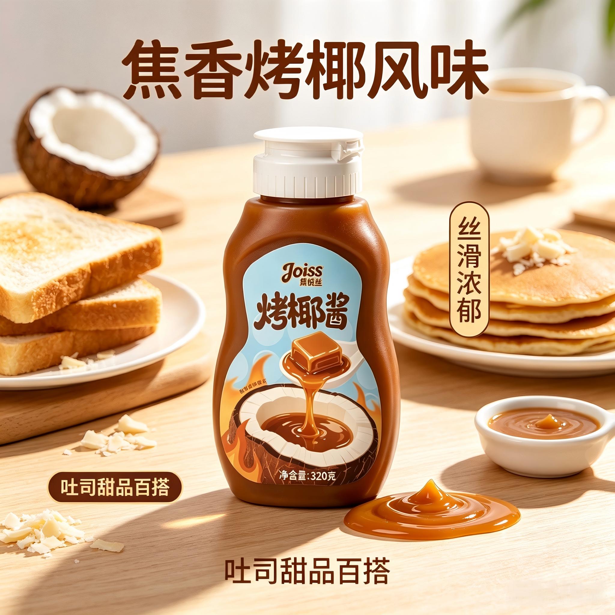 焦悦丝烤椰酱320g浓郁醇香