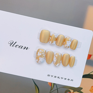 【刺绣】刺绣设计理念高端穿戴甲成品甲片