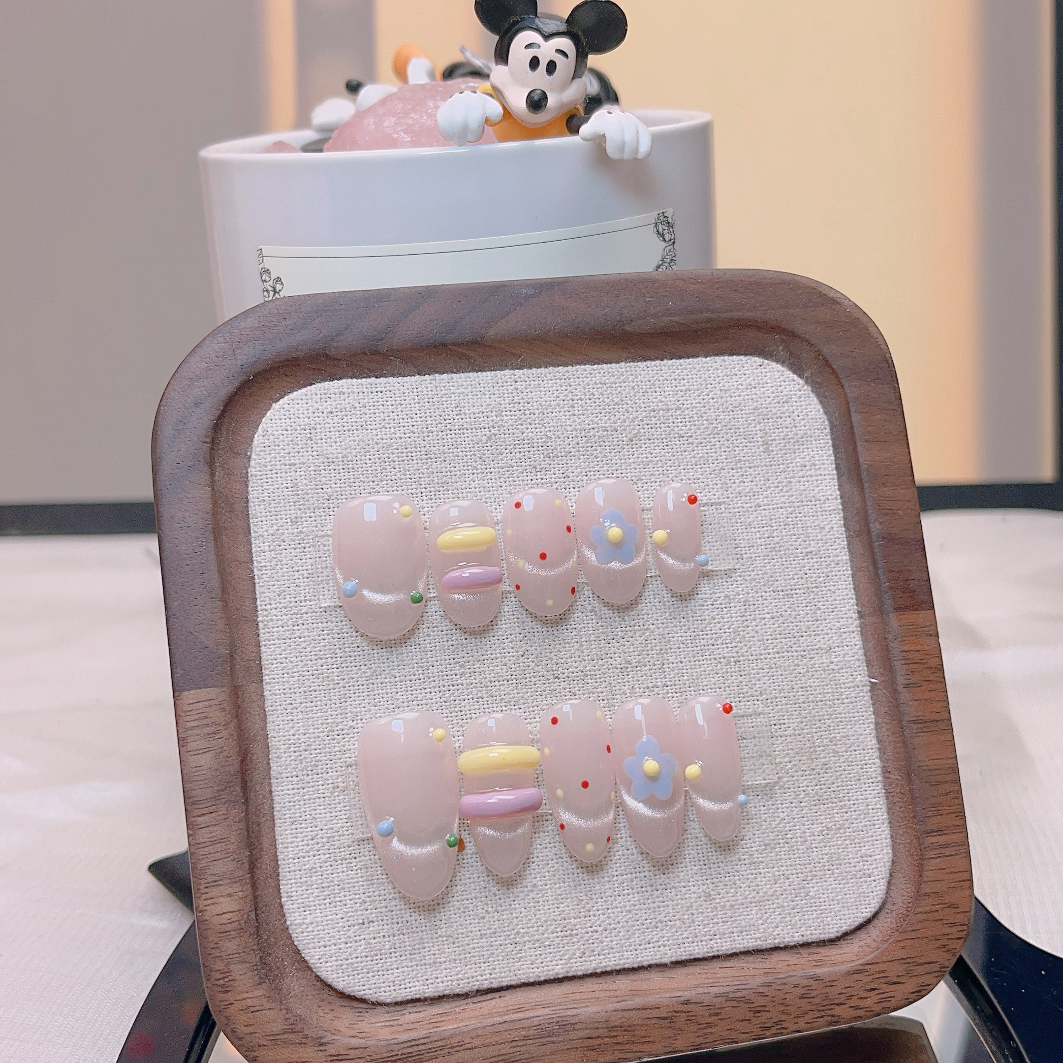 【童趣】猫眼手捏可爱款百搭纯手工穿戴甲 A1-