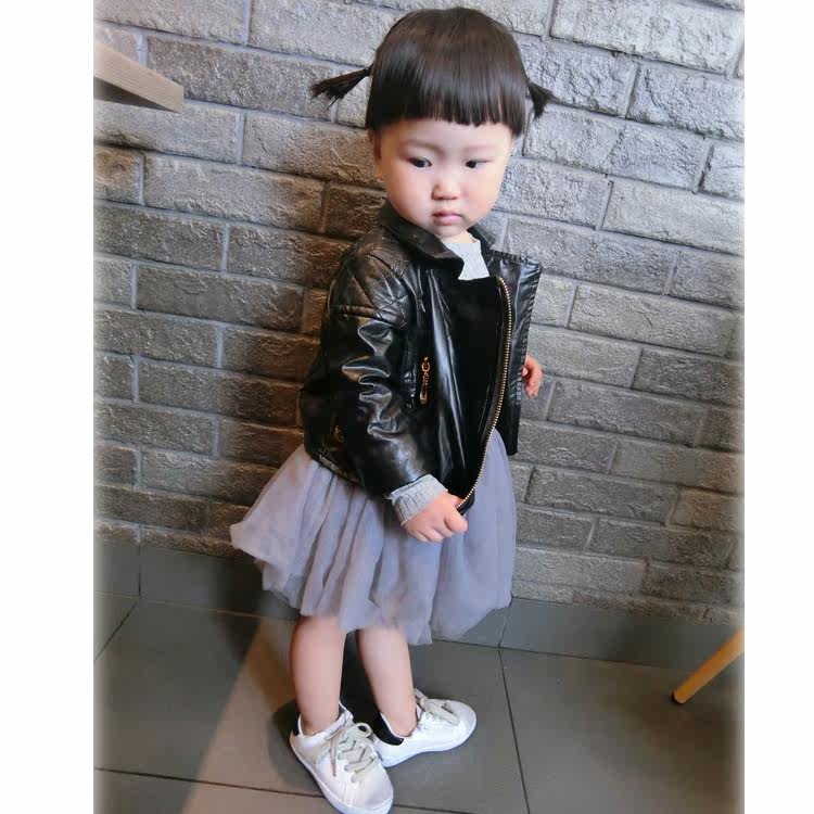 Blouson enfant en cuir PU - Ref 2159639 Image 4