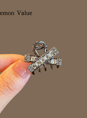Lemon Value精致水钻小抓夹刘海侧边小夹子女新款头饰精致小夹子