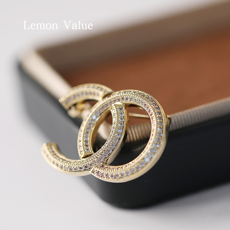 Lemon Value精致小香风别针西装胸针毛衣外套胸花别针高级感配饰