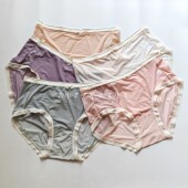 纯色轻薄无骨冰丝速干女士内裤 裸感无痕蚕丝内档三角裤 柔软顺滑