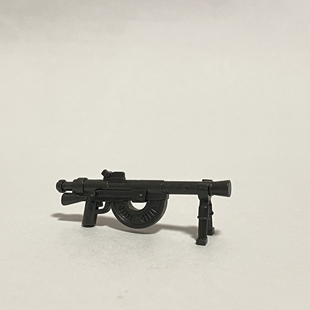 第三方人仔配件 法国轻机枪 步枪军事拼装积木人仔玩具