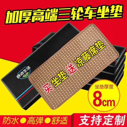 天海迎丰电动三轮车防水防晒坐垫