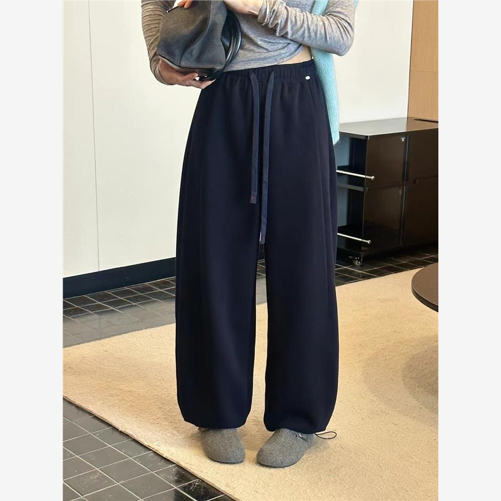 SJG设计感直筒束脚抽绳卫