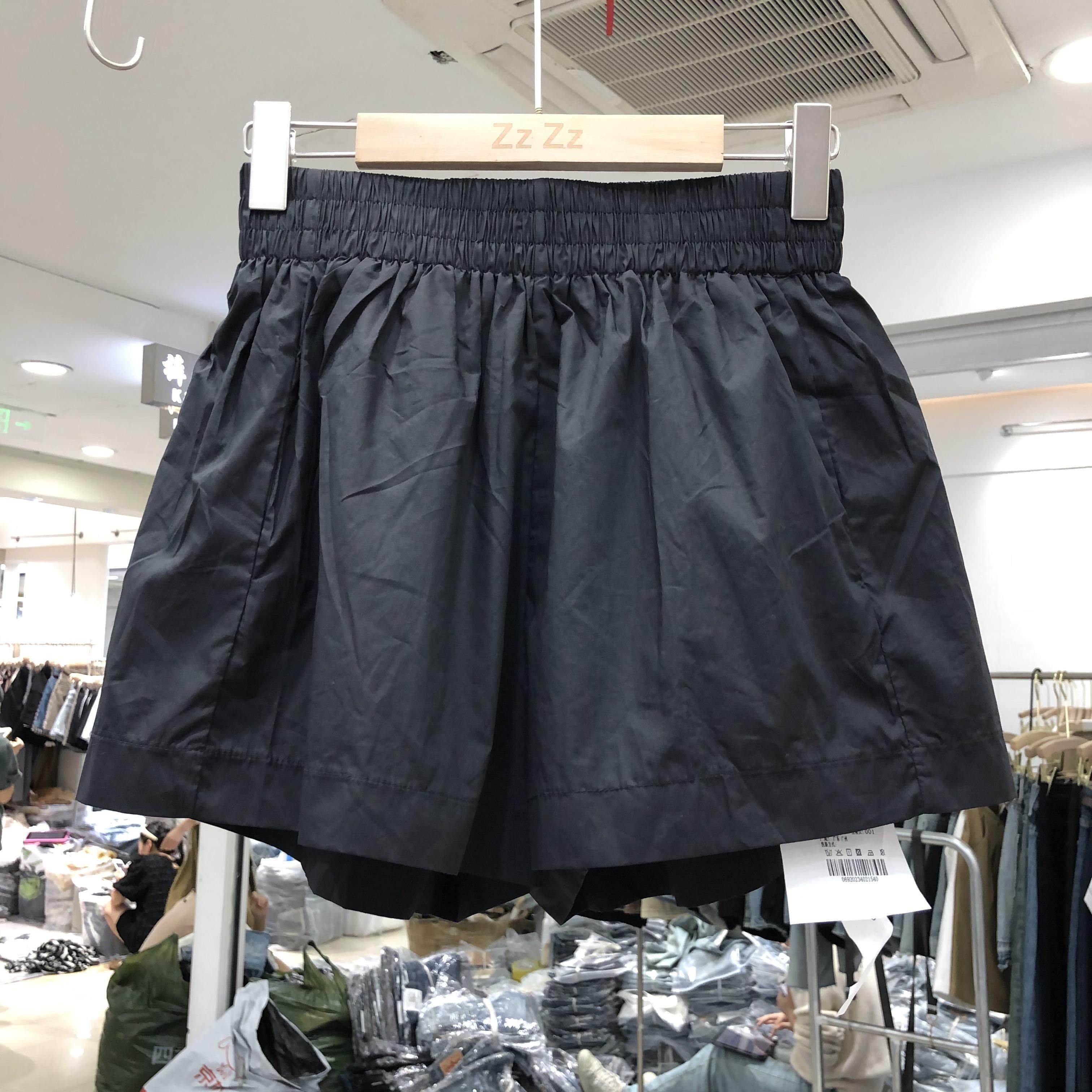 摩登mdeng高腰休闲短裤女2026夏时尚运动宽松显瘦阔腿裤M8396