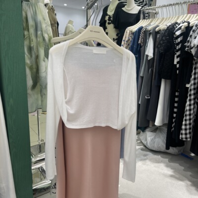 ES天丝白色防白色防晒针织