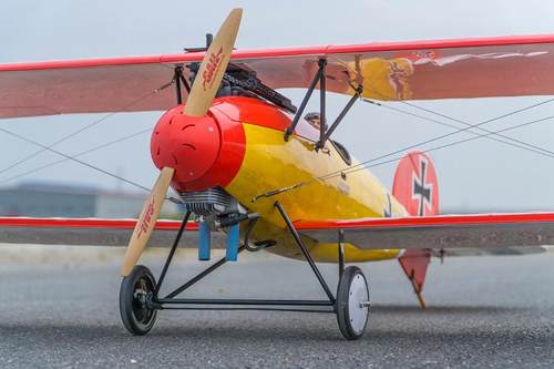 dwhobby双翼汽油机1.8M甲醇机轻木信天翁飞机固定翼航模蒙皮ARF