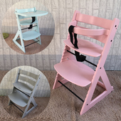 儿童餐椅成长椅祖国版 榉木学习椅婴儿餐桌宝宝吃饭座椅空间大家用