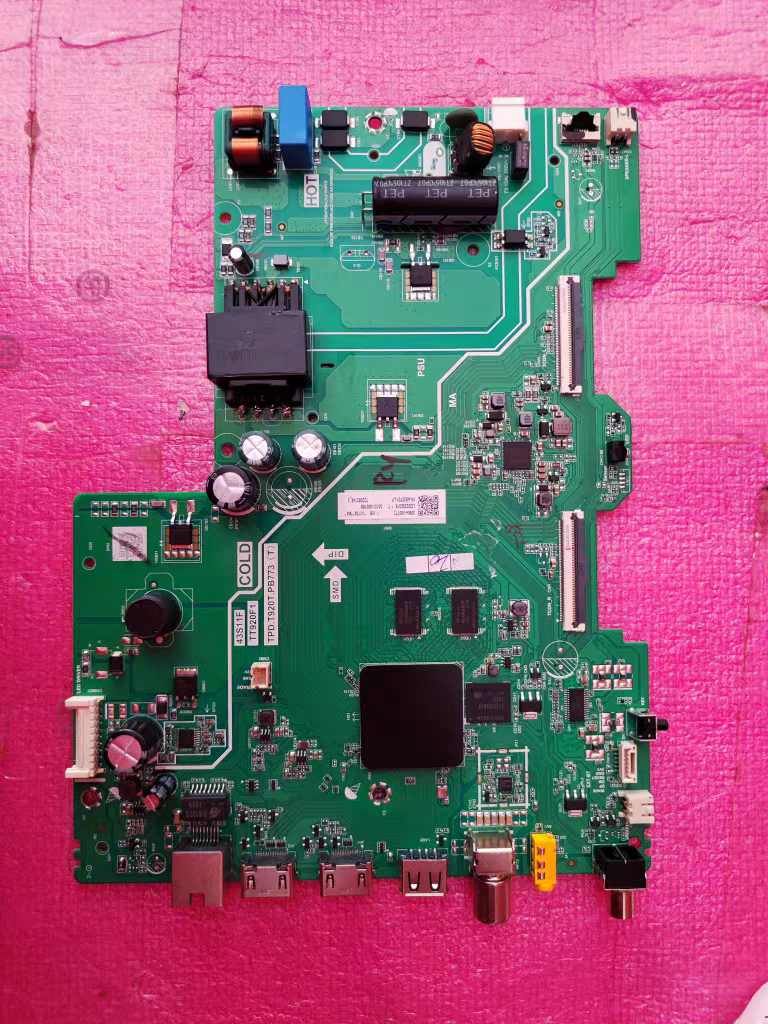 原装TCL 43V6EA 主板TPD.T920T.PB773配屏PT430CT02-6