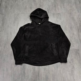 小码男女秋冬美式复古连帽卫衣休闲宽松日常居家通勤柔软外套上衣