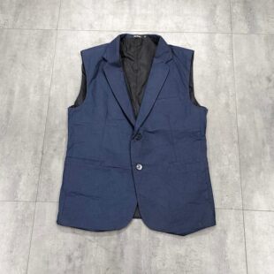 看好详情Vintage古着风格穿搭复古英伦痞帅涂层气质西装马甲[418]