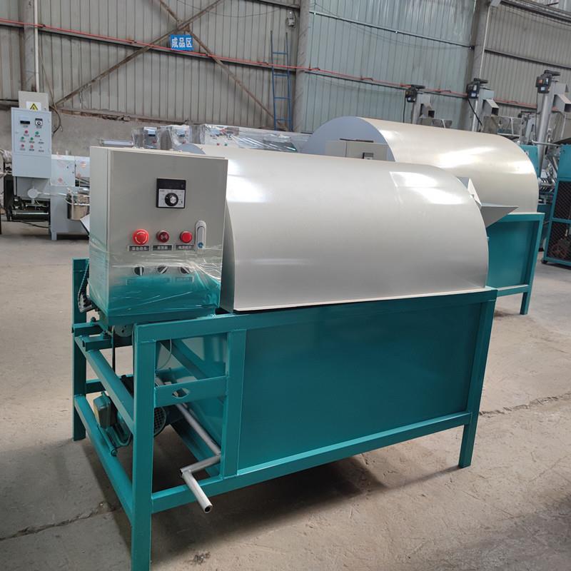 食品滚筒烘干机多功能电加热口敞炒货机 不PKO锈钢菜 籽麻芝炒料