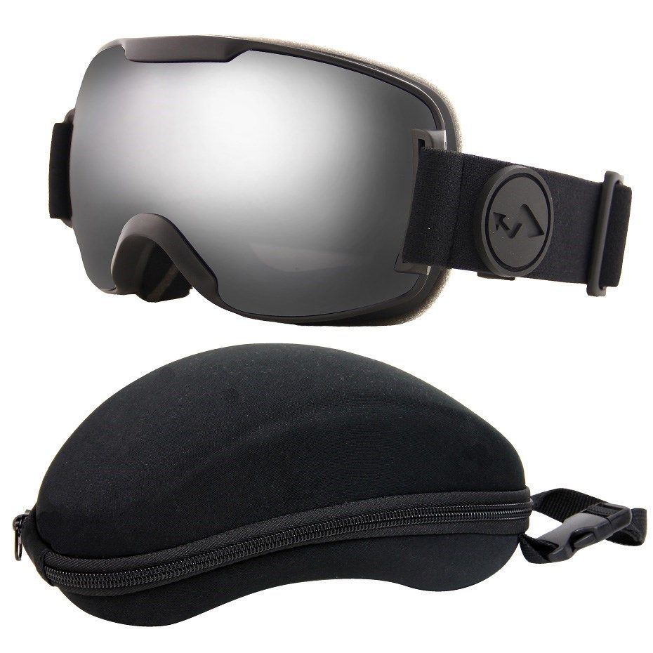 日本VAXPOT成人男女款滑雪眼镜护目镜双层防雾眼镜盒套装户外运动