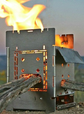 美国firebox G2不锈钢便携折叠柴火炉bushcraft烤架SOLO套装