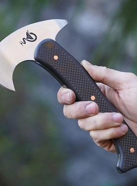 德国ZAPP Z-WEAR粉末钢超高硬度户外探险末日求生露营一体小手斧