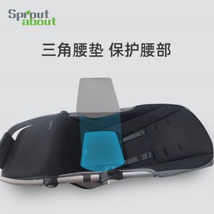 Sprout腰垫婴儿车凹座位UPPAbaby CRUZ VISTA推车靠垫宝宝护脊垫