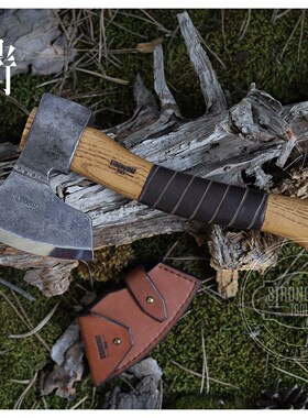 乌克兰strongway雕刻斧迷你手斧子挖勺木杯BC露营木工具野营装备