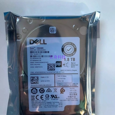 全新DELL 1.8T 10K SAS 2.5 12Gb JY57X 0JY57X ST1800MM0159硬盘
