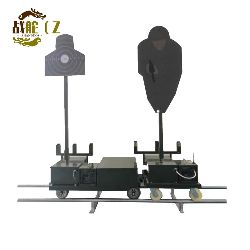 轨道式移动靶机 打靶训练物品瞄准打靶SJ (3靶位60米轨道)