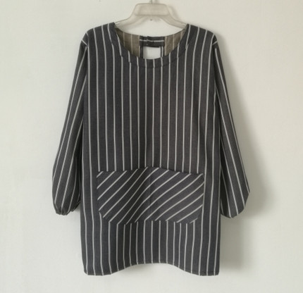 包邮围裙长袖时尚反穿衣正品新款可爱日本原单公主韩版外贸罩衣