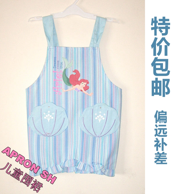 包邮幼儿园围裙围兜宝宝幼小女孩儿童吃饭衣可爱正品韩版画画衣