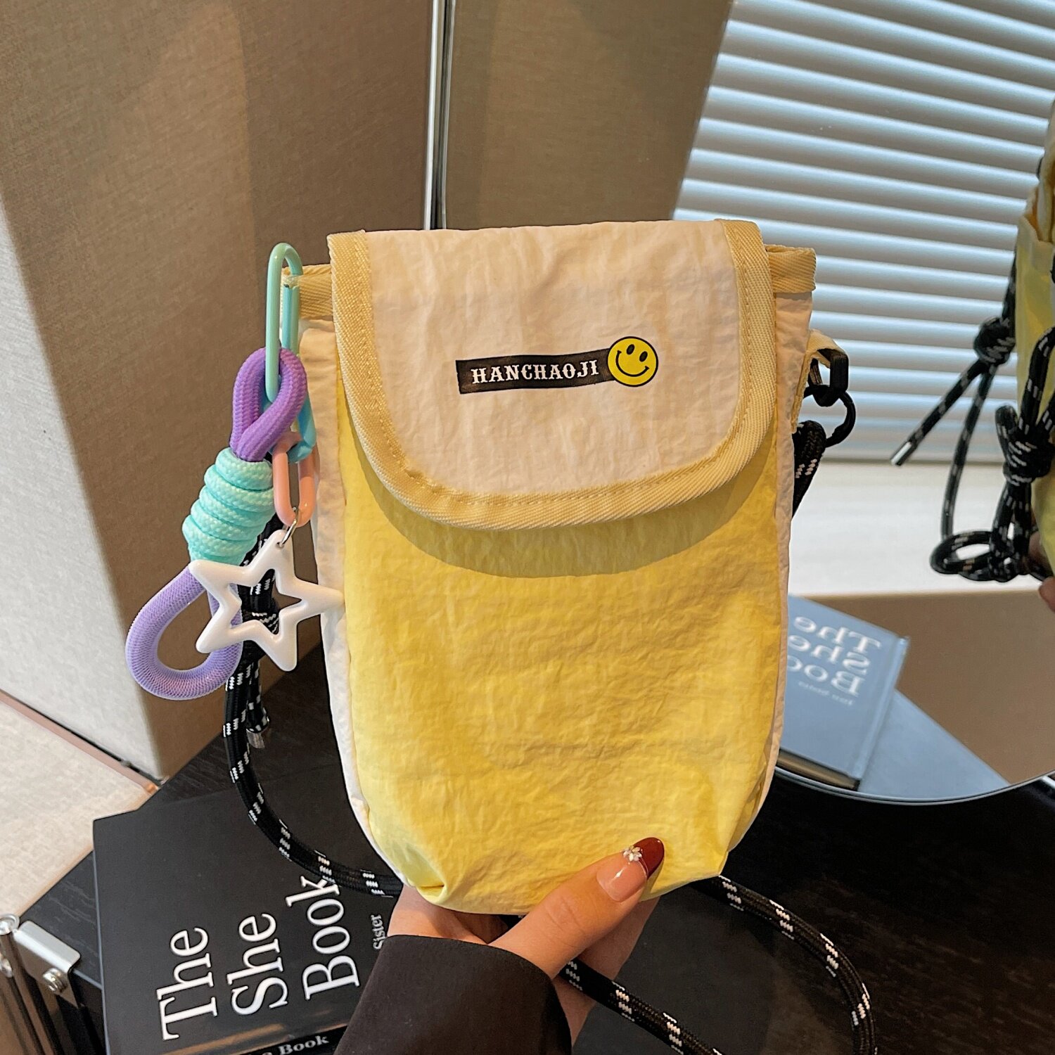 夏季迷你小包包女2026新款糖果色帆布手机包袋ins百搭轻便斜挎包