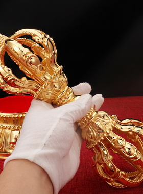 纯铜镀金九股金刚杵鎏金普巴杵降魔杵西藏密宗法器修行法器特大号