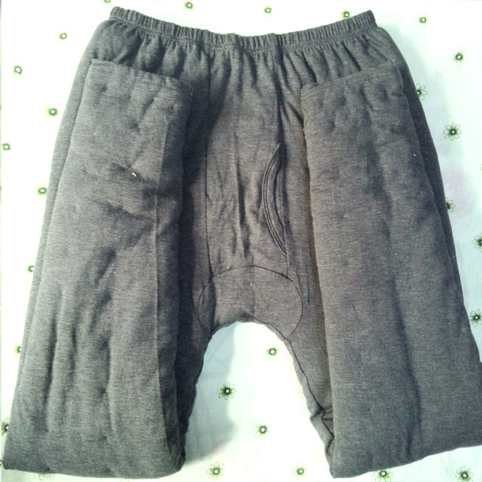 中老年男棉裤高腰保暖加厚棉花裤