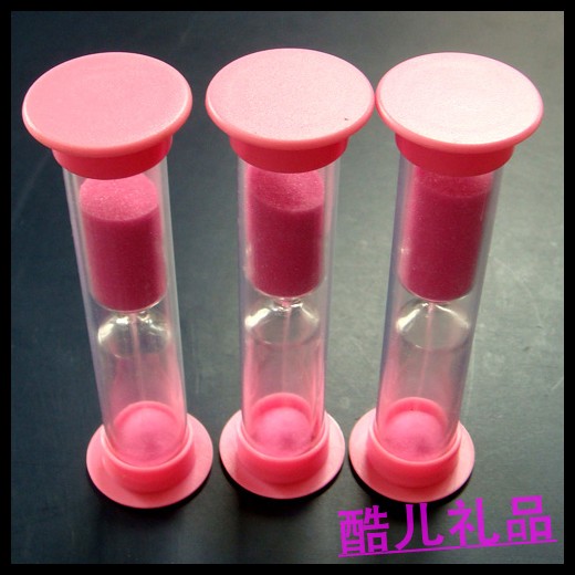 绿色安全沙漏2/3分钟计刷牙时器创意学生礼物书房摆件