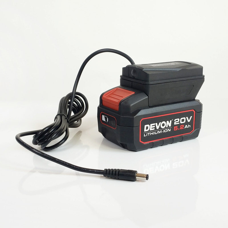 2米公线DC5521取电座适用于DEVON大有款锂电池取电器转换器带USB