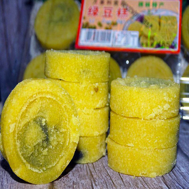 潮汕正宗特产绿豆糕传统手作午后代餐热蒸煮纯豆砂绿豆饼