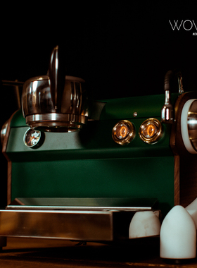 WOWA改装/slayer咖啡机复古绿加辉光管计时器改装/意式咖啡机改装