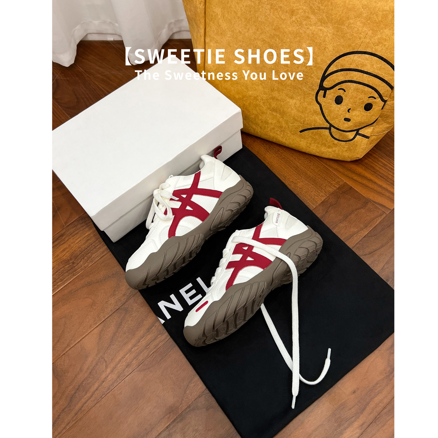 隐形增高6cm女款阿甘德训鞋防滑