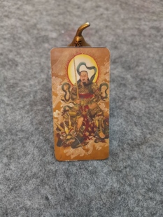 道启文创工艺品吉祥寓意元始天尊手机贴4×8公分来图定做批发