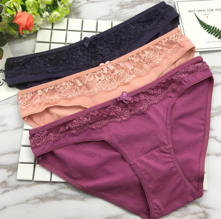 外贸原单 成人女纯棉蕾丝内裤 大码（码真的大，注意看尺寸哦）