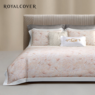 波利卡 ROYALCOVER 罗卡芙夏季 欧式 轻奢莱赛尔天丝贡缎床单四件套