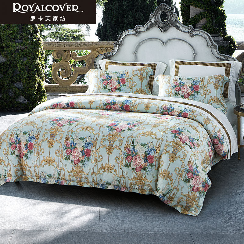 OVER\/罗卡芙滑爽60S双面天丝清新复古床单式