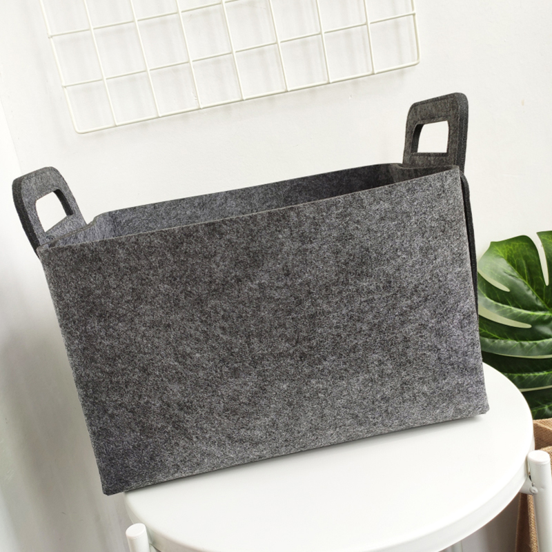 加厚毛毡折叠方便办公整理收纳箱