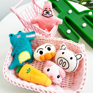 少女心可爱立体公仔卡通毛绒胸针别针ins软妹子包包Z衣服装饰胸花