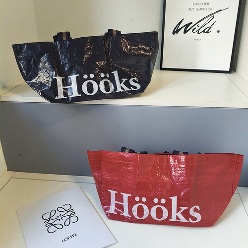 双包带单肩手提小号编织袋购物袋