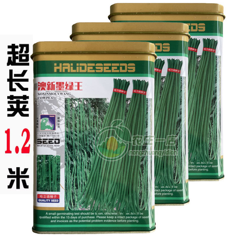 墨绿长豆角种子籽翠绿可达1.2米
