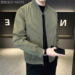 2025新款棒球服外套男款春秋季修身潮流短款帅气男士休闲薄款夹克